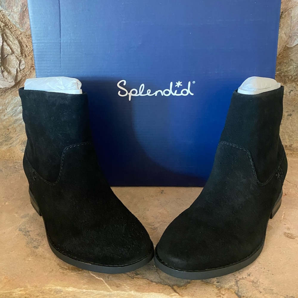 Splendid black suede boots New in box